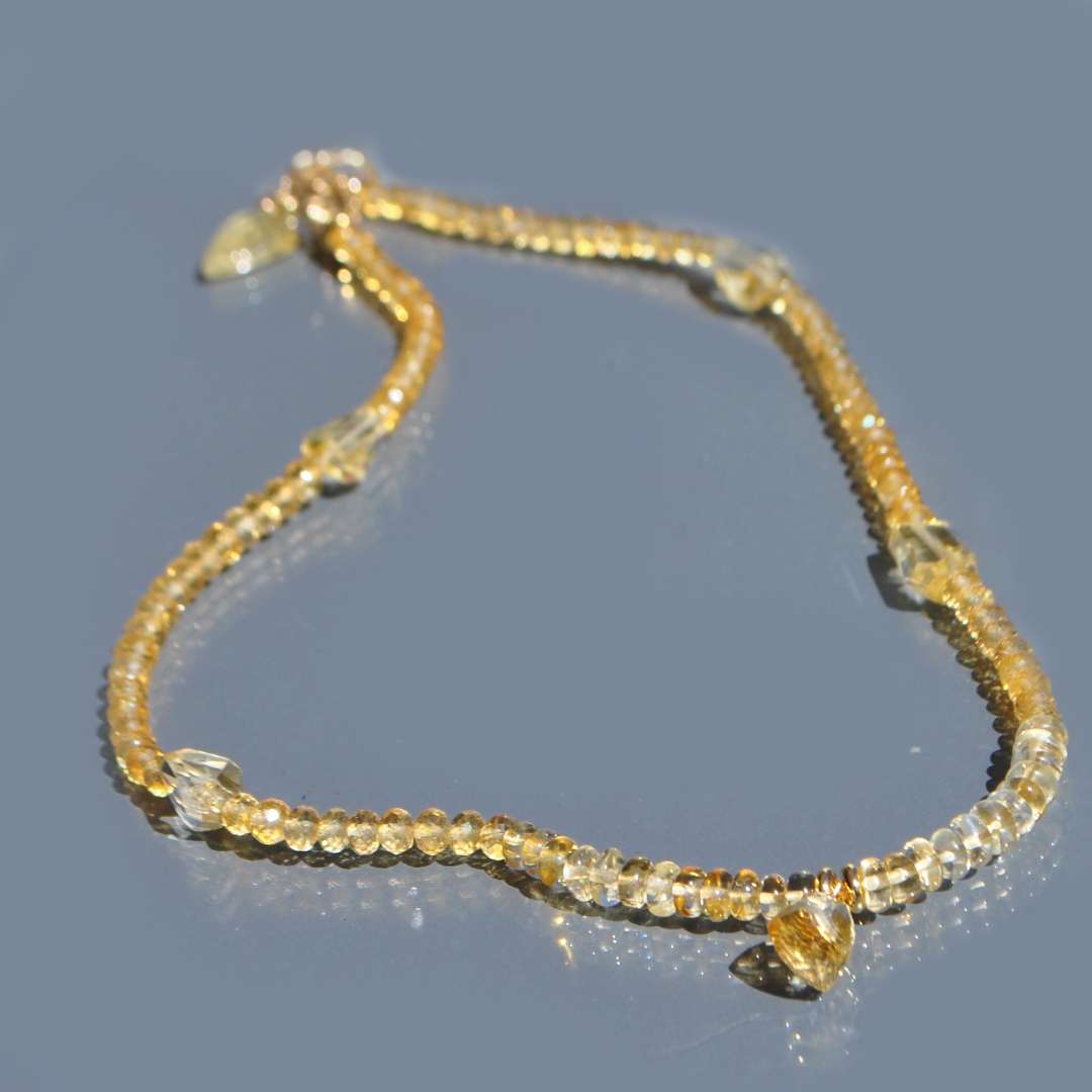 collier citrine A -1