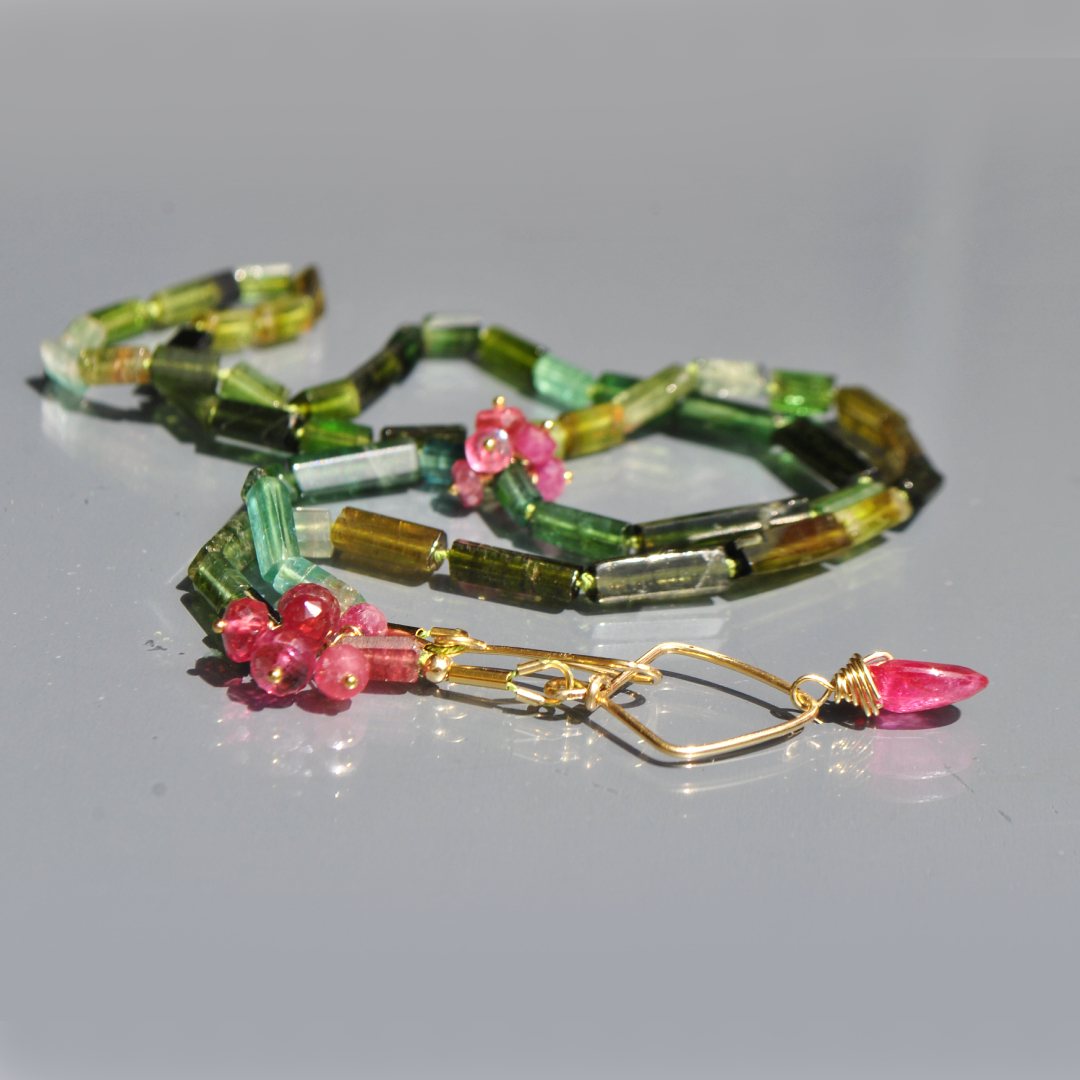 collier tourmaline saphir rose-3