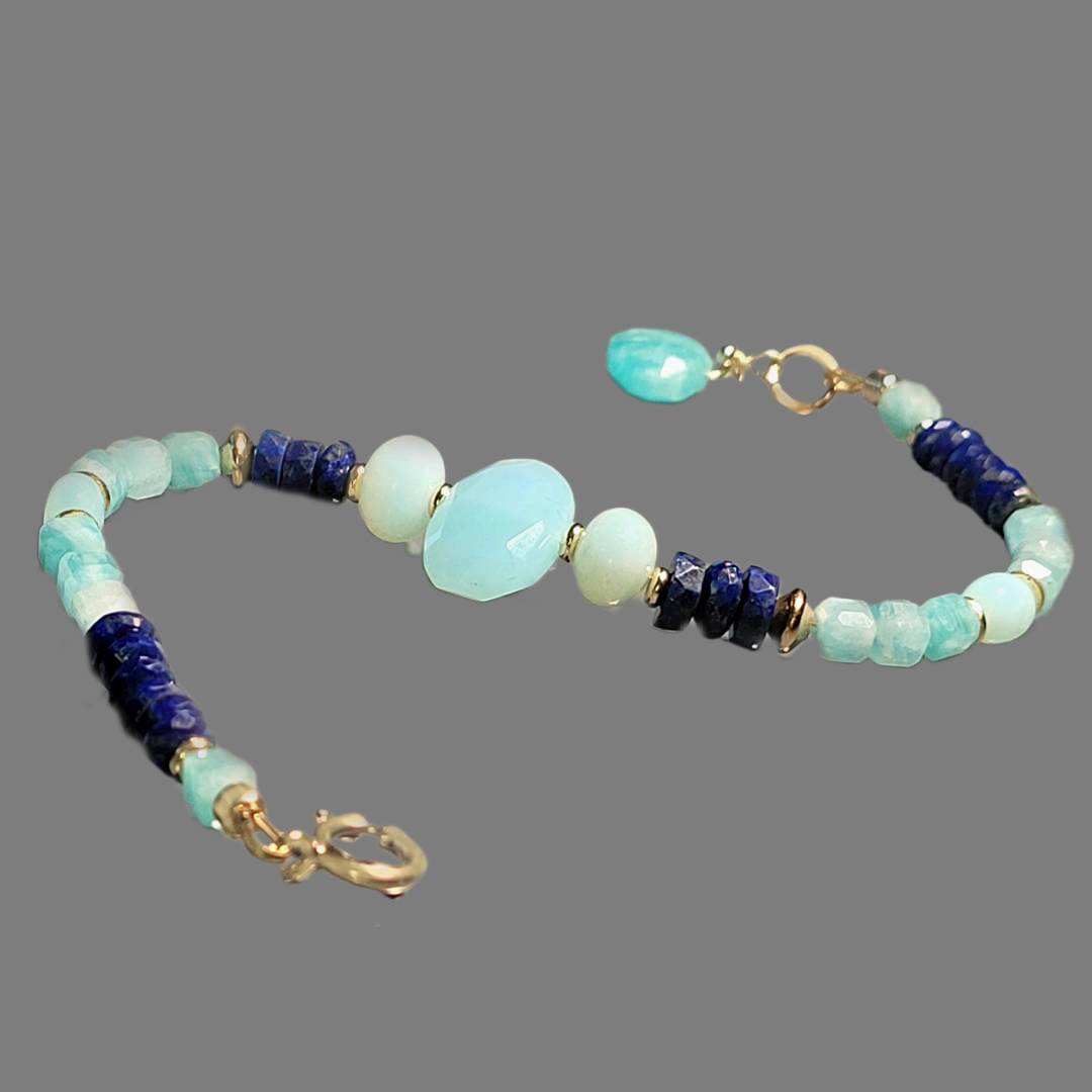 bracelet opale lapis-AB