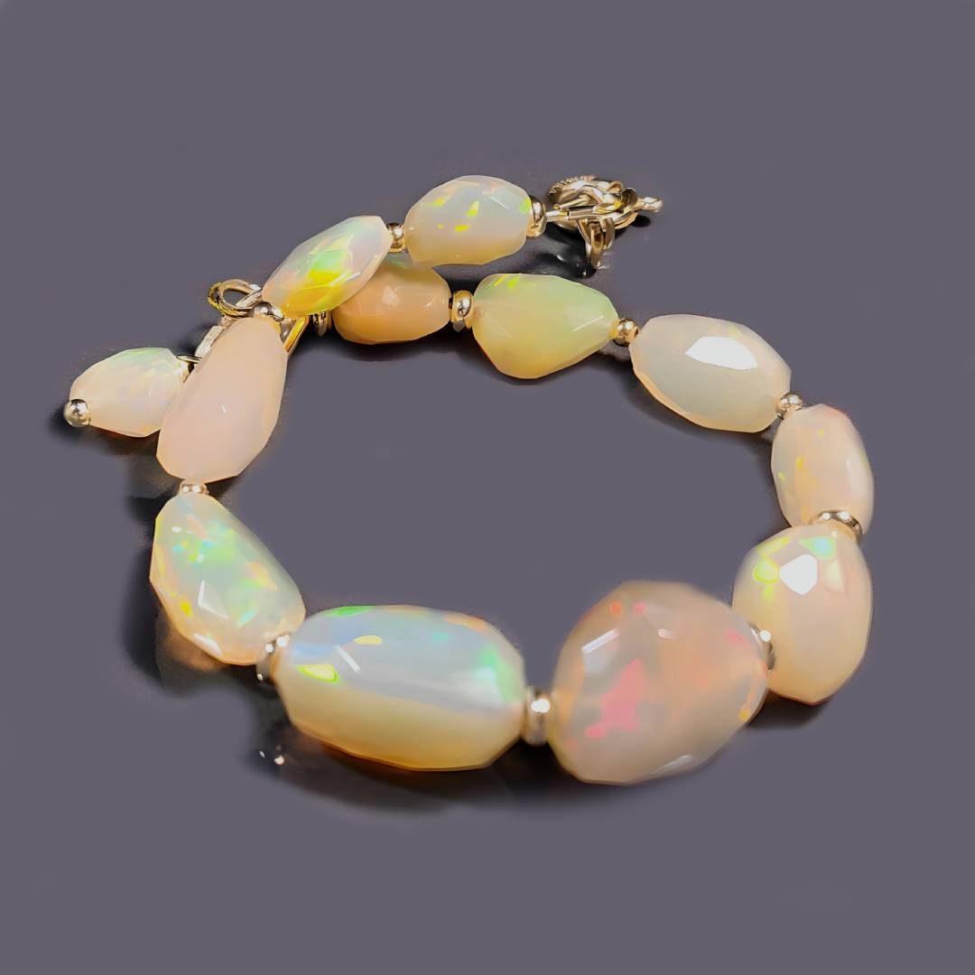bracelet opale welo blanc -E