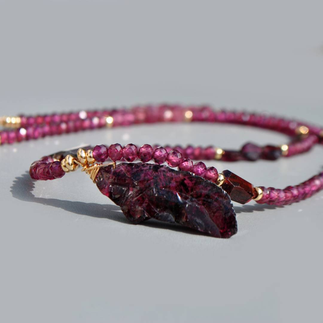 Bijoux en Grenat naturel