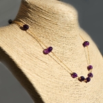 collier chaine amethyste-A