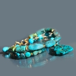 Bracelet 3 rangs turquoise 2024-7