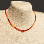 collier opale de feu pépite-6