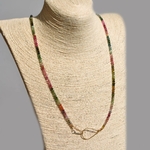 collier sautoir Tourmaline or-4