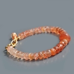 bracelet pierre de soleil orange-3