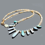 collier opale boulder doublet -3