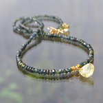 Collier Saphir vert Heliodore-4