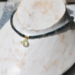 Collier Saphir vert Heliodore-5