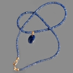 collier saphir Birman bleu-A