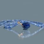 collier saphir Birman bleu