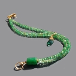 bracelet double en emeraude-6