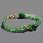 bracelet double en emeraude-4