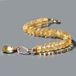 bracelet citrine or 14K