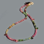 Collier tourmaline multi grenat brut-2
