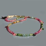 Collier tourmaline multi grenat brut-3