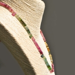 Collier tourmaline multi grenat brut-8