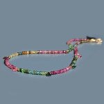 Collier tourmaline multi grenat brut-5