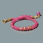 bracelet saphirs rose -5