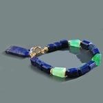 bracelet lapis opale nuggets4