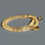 choker citrine heishi6