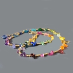 collier goutte facette saphir zircon-3