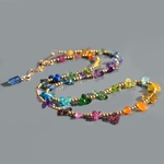 collier goutte facette saphir zircon-5