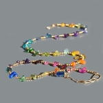 collier goutte facette saphir zircon-8
