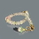 Bracelet quartz rose tourmaline verte-5