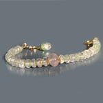 Bracelet quartz rose tourmaline verte-7