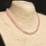 collier choker quartz rose OR -9