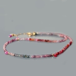 collier spinelle rose et parme-4