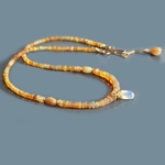 collier opale welo jaune pendentif-C