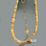 collier opale welo jaune pendentif-A