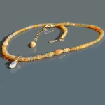 collier opale welo jaune pendentif-6