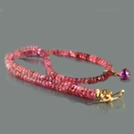 collier tourmaline rose rubellite or 14K-2