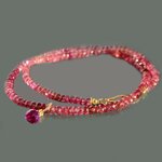 collier tourmaline rose rubellite or 14K-5