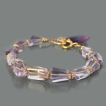 bracelet amethyste rose fluorite