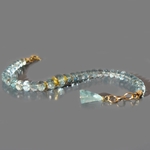 Bracelet aigue marine bleue limpide-3