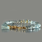 Bracelet aigue marine bleue limpide-5