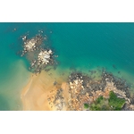 Vue à Vol Doiseau De Lîle