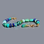 bracelet multi pierres bleue mat-4