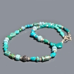 collier turquoise argent de Bali version3-4