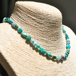 collier turquoise argent de Bali version3-C