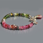 bracelet argent et Tourmaline-4