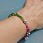 bracelet argent et Tourmaline-8