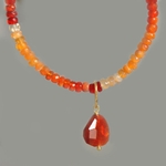 bracelet opale de feu pendentif -2
