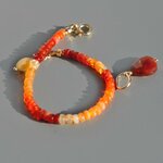 bracelet opale de feu pendentif -8