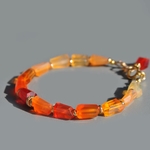 bracelet nuggets opale de feu-5