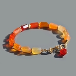 bracelet nuggets opale de feu-7